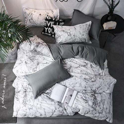 Bed Linings Concise Style Bedding Set Quilt Cover Pillowcase