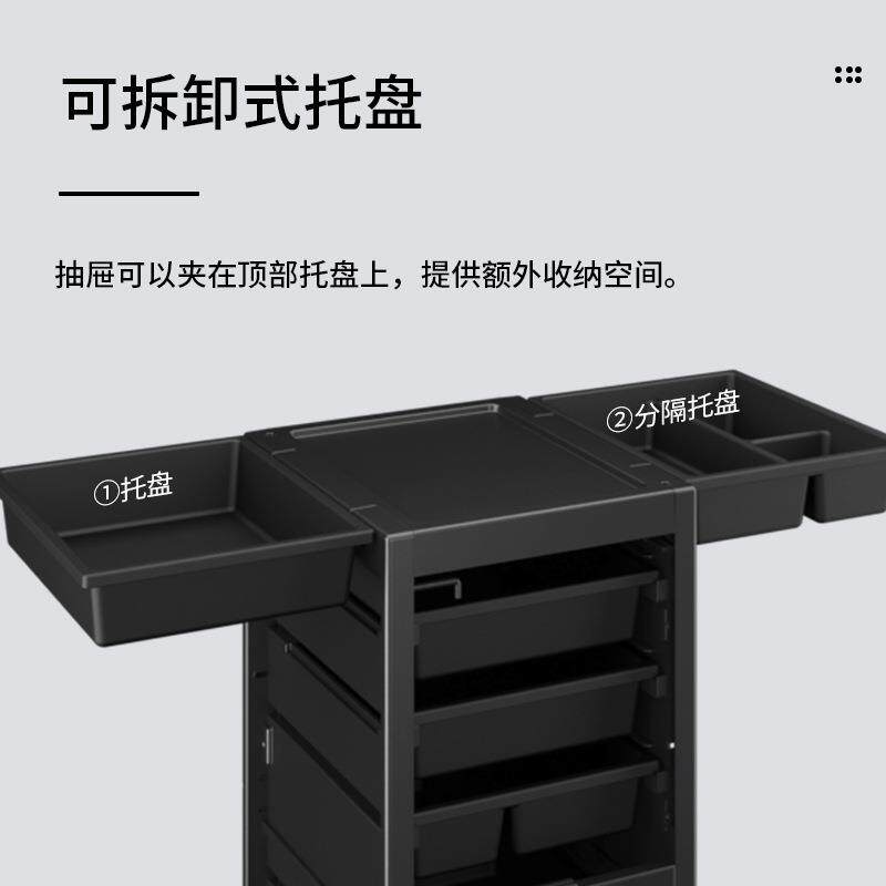 in置gWinK理发店发推车抽屉式收纳柜美T-168工具置物架收纳小推车