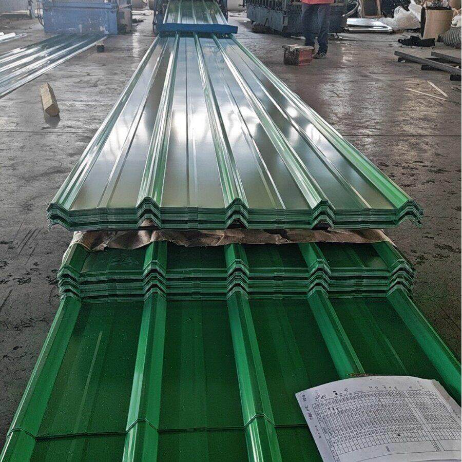彩钢瓦屋顶隔热雨棚屋顶瓦抗压防水建筑用屋顶铁皮瓦围挡