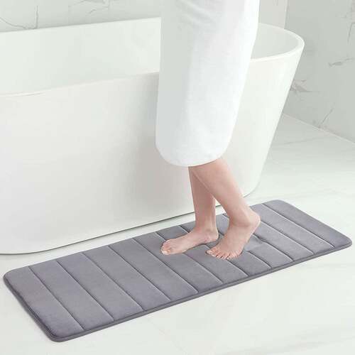 Olanly Memory Foam Bath Mat Large Absorbent Shower Carpet So