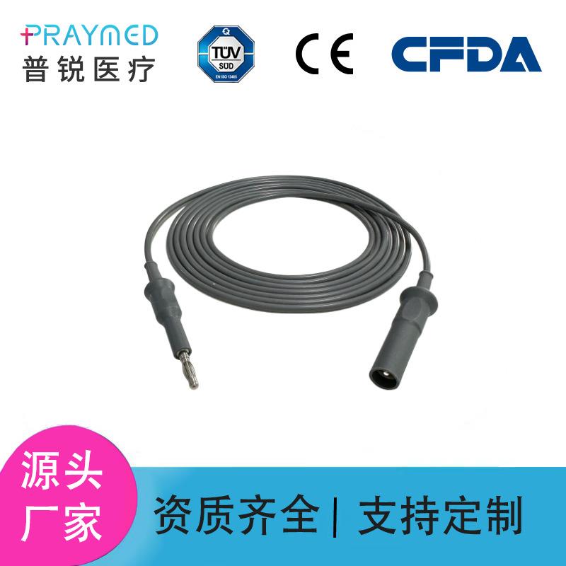单极电凝线腹腔镜连接线 单极电切线史托斯电切镜连接线电凝线图片