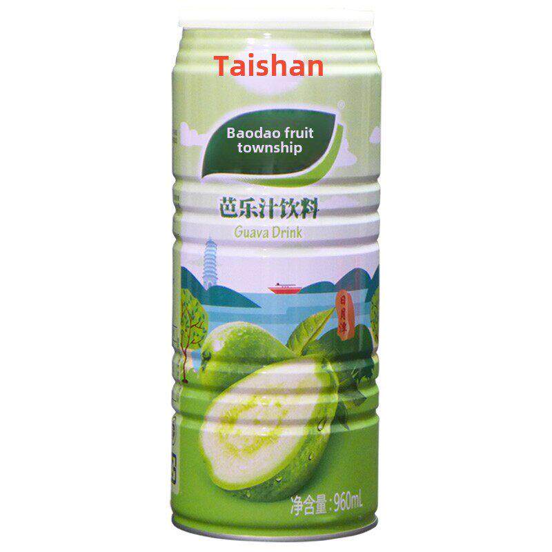 【多省包邮】泰山芭乐汁番石榴汁整箱960ml*6罐 宝岛特色大瓶饮料