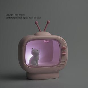 我是一只心事重重的小猫咪 治愈浪漫床头小夜灯 送朋友生日礼物