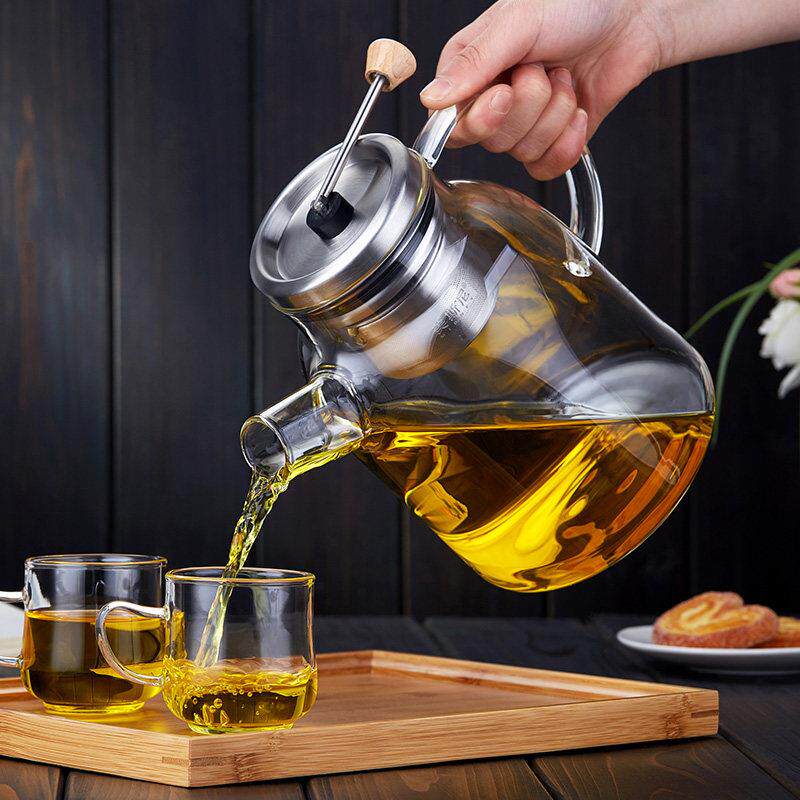 美斯尼玻璃茶壶泡茶家用加厚大号耐高温电陶炉烧水煮茶壶茶水分离