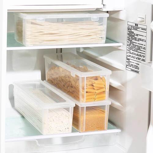 Rectangular plastic refrigerator kitchen food-grade sealed c