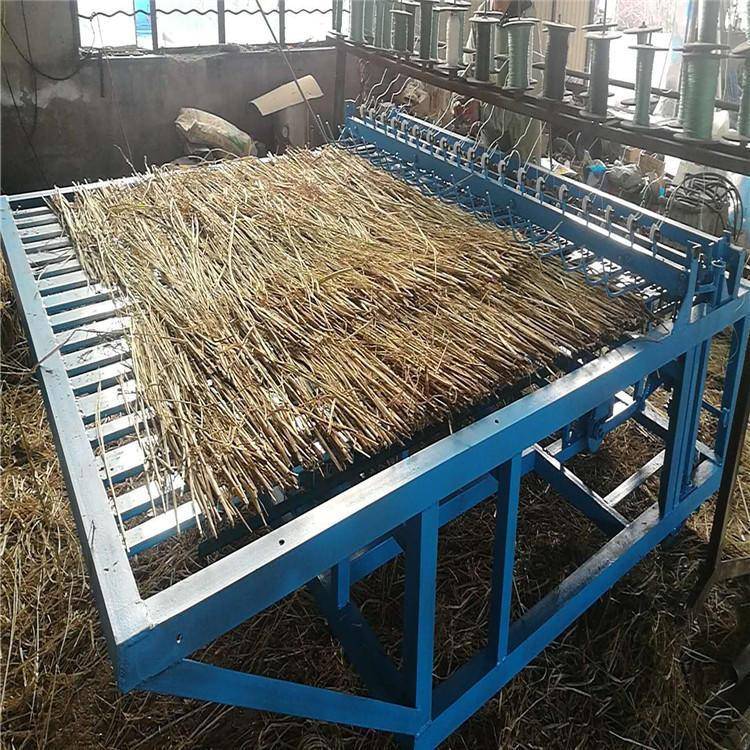 稻草编制草帘机砖坯覆盖草苫子机薄厚可调路面包装用草帘编制机