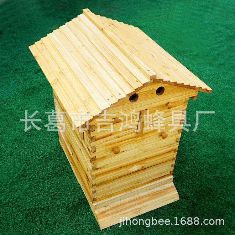内销款便宜自流蜜蜂箱自动取蜜蜂巢流蜜蜂箱装置蜂巢脾框养蜜蜂用