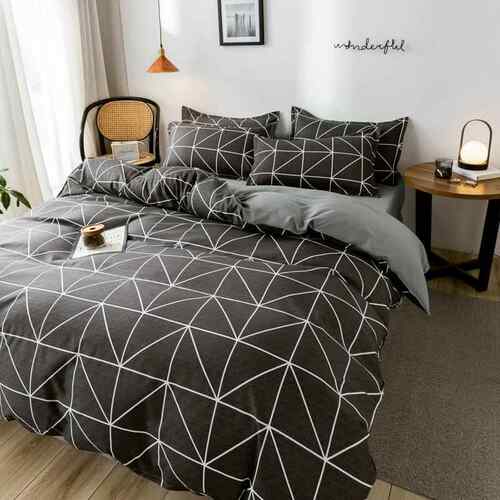 4pc bedsheet set flat sheet student bed cover single/double