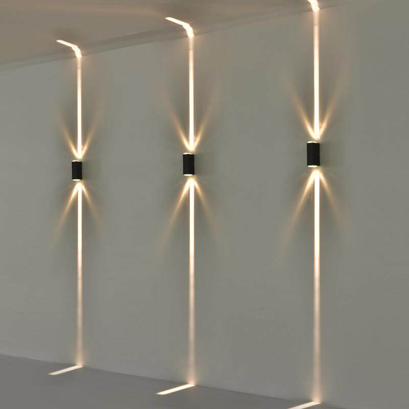 LED射灯壁灯户外防水洗墙灯庭院室外大门一束光柱子灯走廊楼梯灯