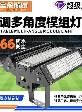 Led模组投光灯隧道灯100W200W泛光灯户外防水可调高杆球场投光灯