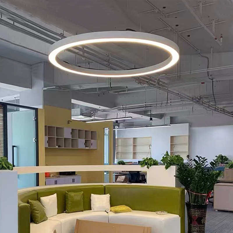 LED椭圆会议室吊灯 现代长方形办公室展厅高端型材商场照明吊灯,家装灯饰光源,商用吊灯,淘宝优惠券,粉丝福利购,淘宝优惠卷