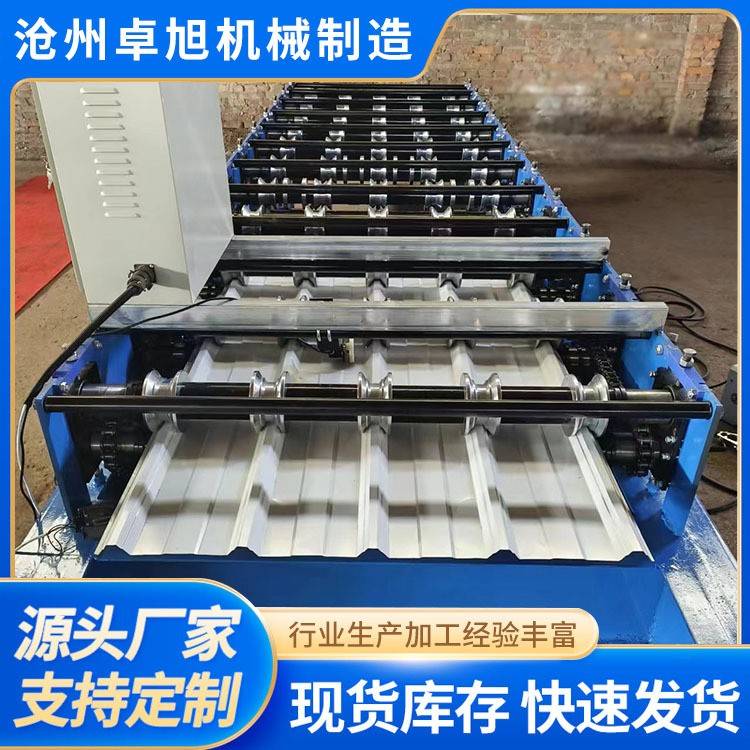 卓旭彩钢压瓦机成型设备快速单板液压铁皮设备全自动840压瓦机