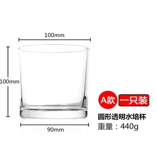 郁金香水培花盆器皿种球花瓶专用盆玻璃风信子圆形长方形鹅卵石子