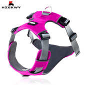 爆款 狗狗胸背带尼龙内折边狗背带户外出行静音狗胸背厂家批发