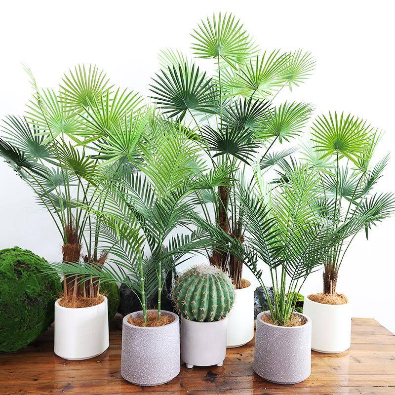 热带大型仿真绿植加州蒲葵落地盆栽客厅装饰摆件棕葵假树植物盆景