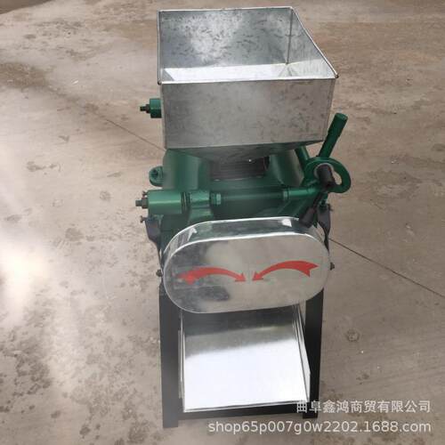 黄豆燕麦电动挤扁机 小型杂粮电动挤扁机 高粱核桃仁破碎挤扁机