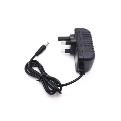 12伏英规变压器12V2A直流电源适配器5V6V9V1A2A英标式DC加长2米线