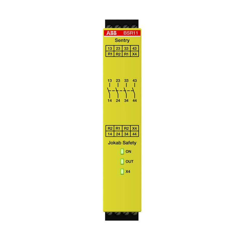 ABB安全继电器SentryBSR1124VDC;10186413