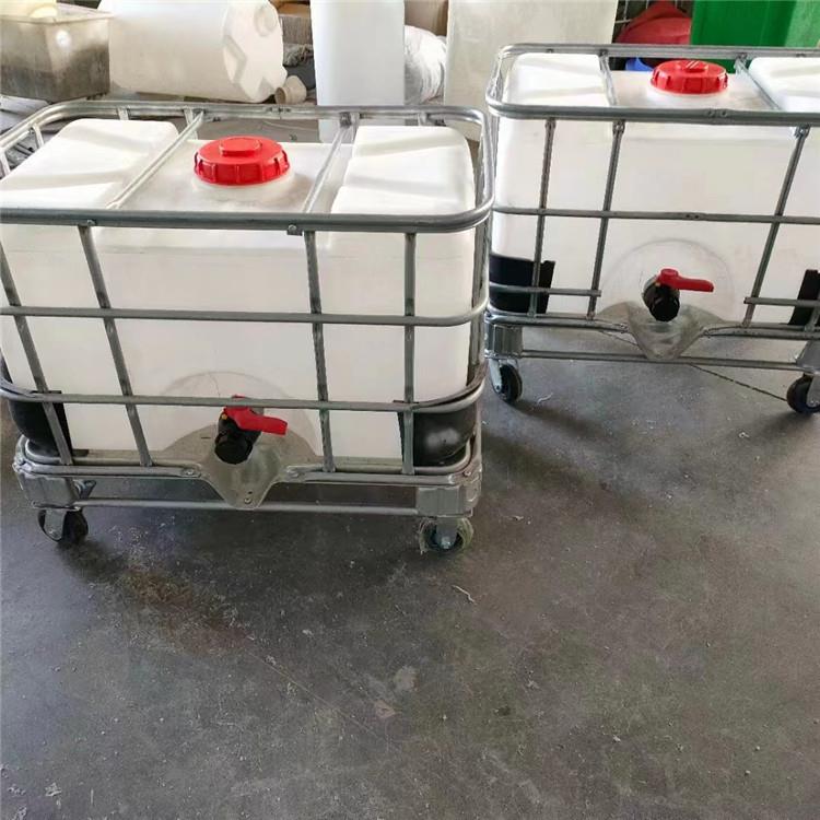 250升吨桶塑料桶化工包装桶500Libc集装桶方形框架可配轮子带盖