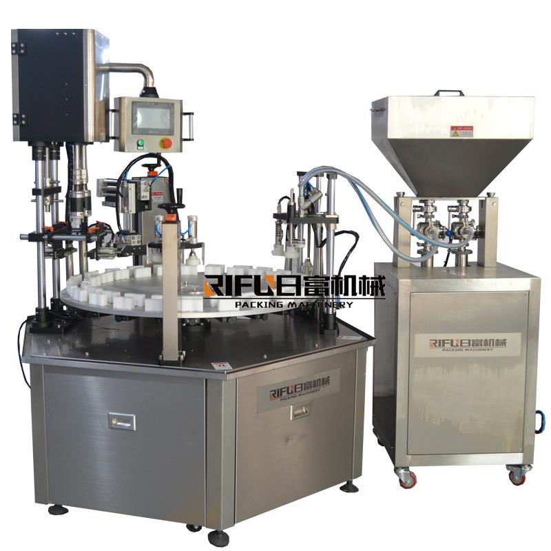 全自动水乳化妆品原液灌装机精油酵素灌装机化妆品乳液灌装机