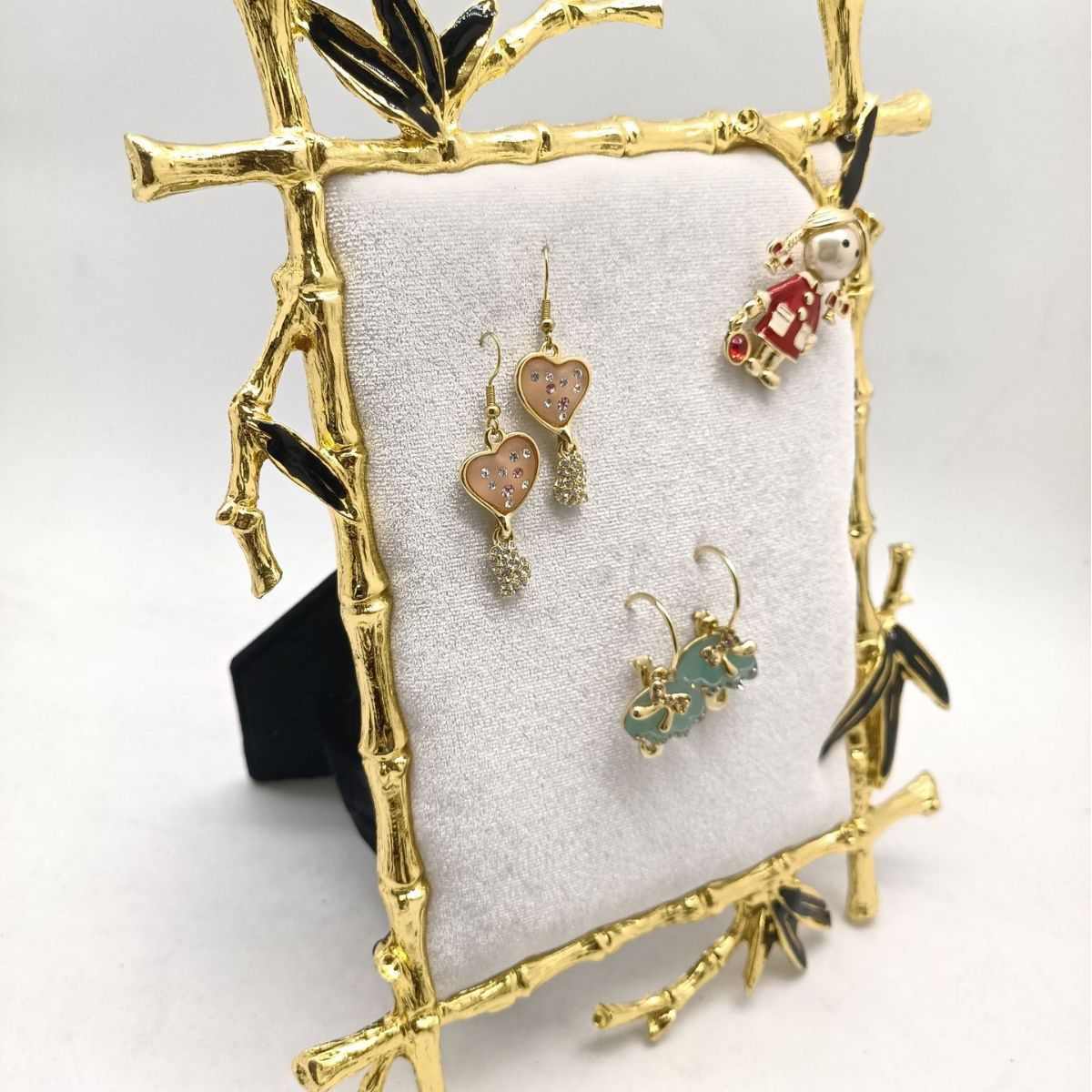 欧式首饰架相框，珠宝展示收纳盒，耳钉架道具