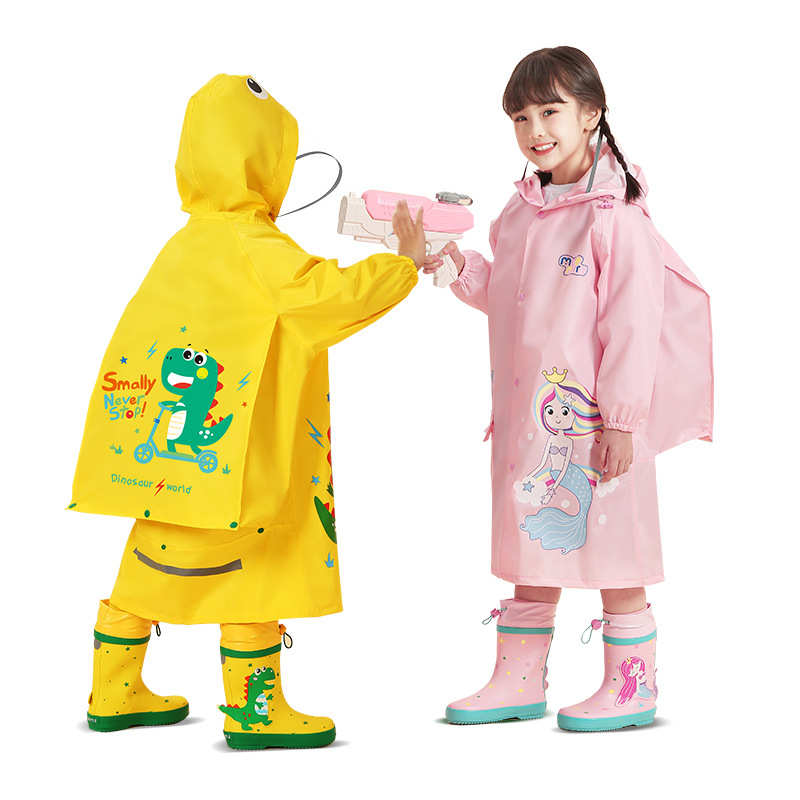 雨披新款全身小学生萌女童卡通牧幼儿园雨衣男童宝宝2025儿童防水
