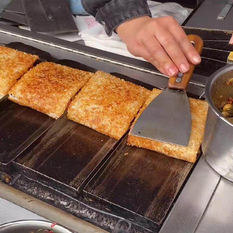 锅巴饭模具湘西土匪锅巴机烤盘现烤锅巴机的模具盒子摆摊