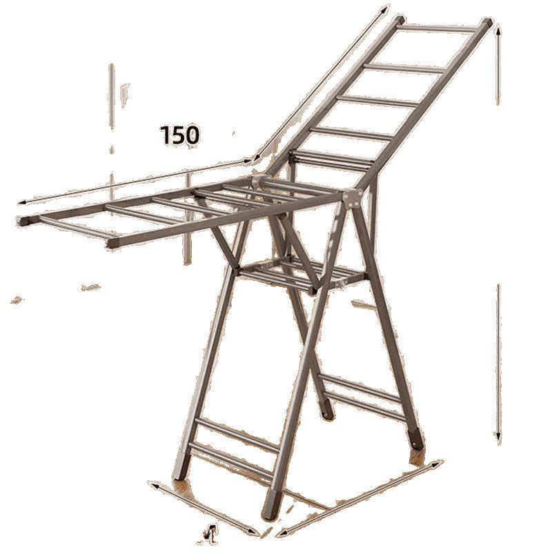 可折叠组合衣架落地式衣帽架阳台多功能晾衣架多