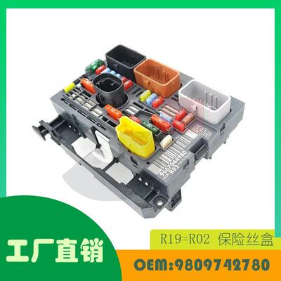 适用雪铁龙BerlingoC4C8标致307308保险丝盒OE9809742780