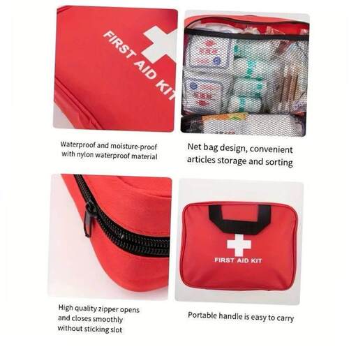 First Aid Kit, Multi-purpose Emergency Medical Portable Medi