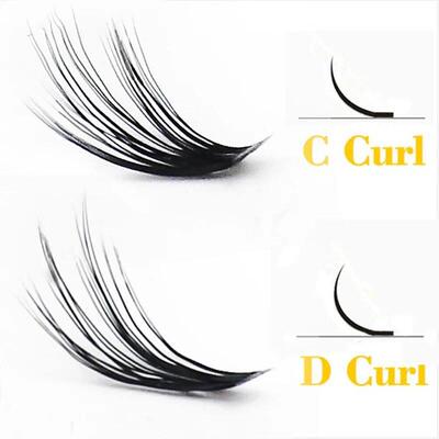 20D/30D Mink Eyelashes 1 Box/60 Bundles Natural Eyelash exte