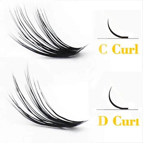 20D/30D Mink Eyelashes 1 Box/60 Bundles Natural Eyelash exte