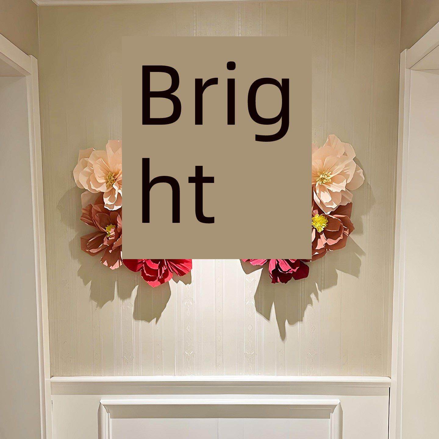 喜字结婚专用皱纹纸花婚房布置客厅卧室床头婚礼囍字贴纸装饰简约