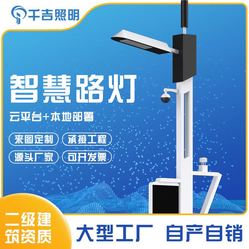 道路照明园区LED智能路灯景区广告灯5G多合一功能灯定制智慧路灯图片