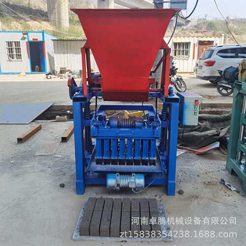 混凝土标砖制砖机小型空心全自动水泥移动砖机模具水泥砌块制砖机