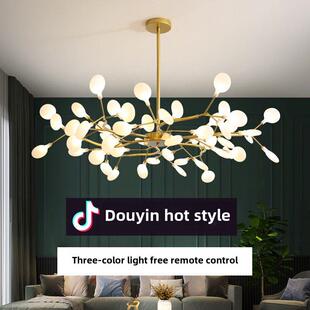 斯堪 房间卧室餐厅灯创意无障碍豪 纳维亚现代大气客厅吊灯简单