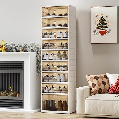 Large Capacity Home Shoe Storage Box, Dust-proof Shoe Cabine