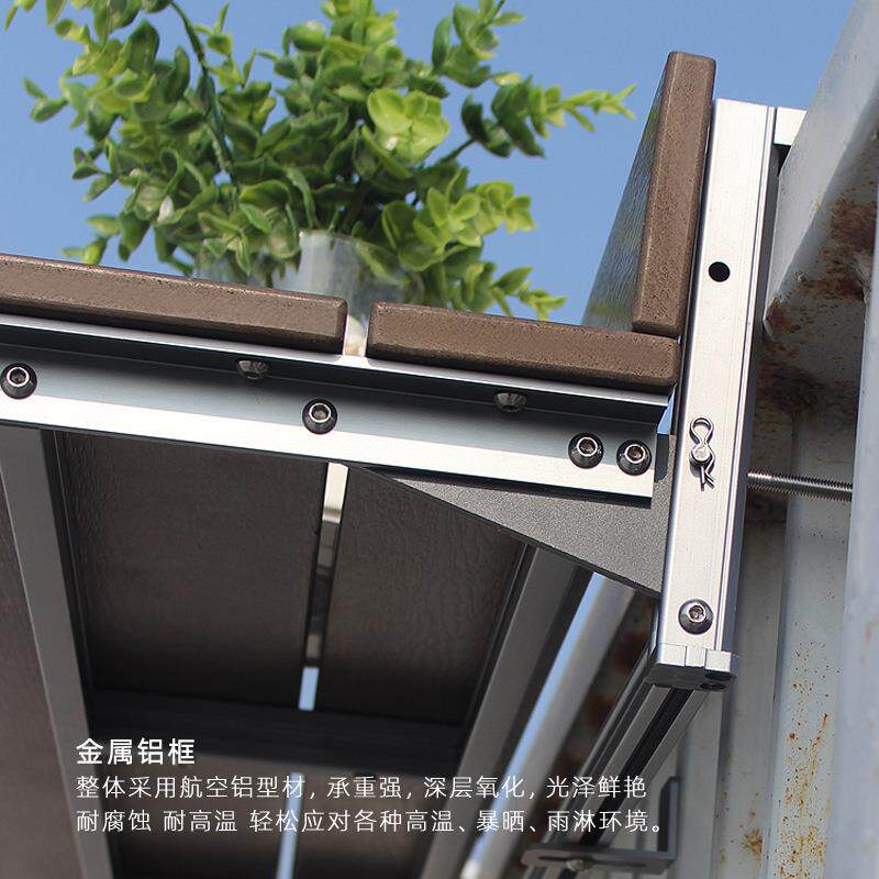 阳台栏杆挂桌吧台桌家用多功能悬挂户外茶桌阳台休闲桌折叠