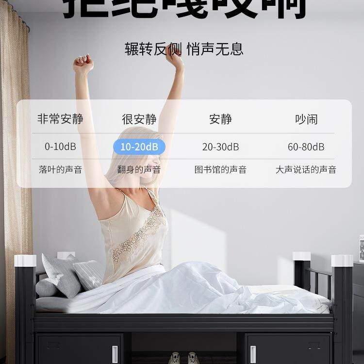 上下铺双层床学生宿舍钢架床员工双人铁架子床公寓铁艺床高低架床