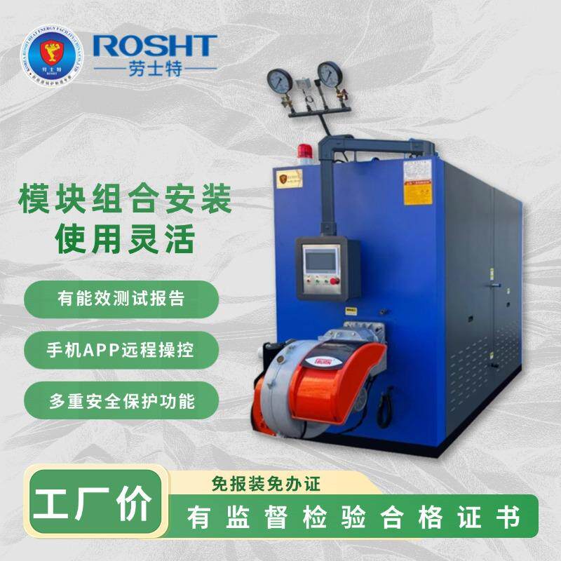 劳士特工厂直销粽子月饼糕点加工专用免办证全自动节能蒸汽发生器