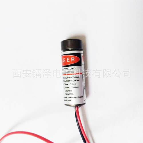 厂家供应455nm50mw蓝紫色BOT455-50B点状定位半导体激光器