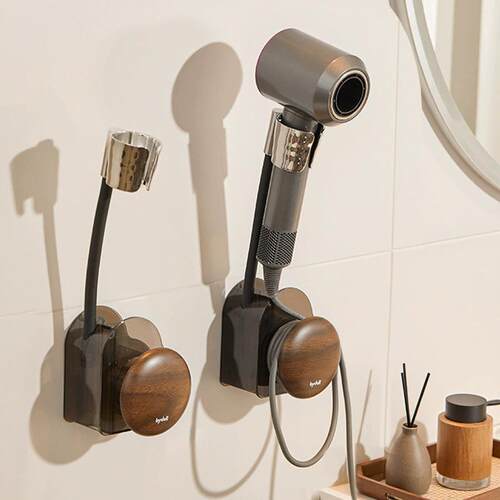 Adjustable Wall-Mounted Drill-Free Hands-Free Hair Dryer Hol