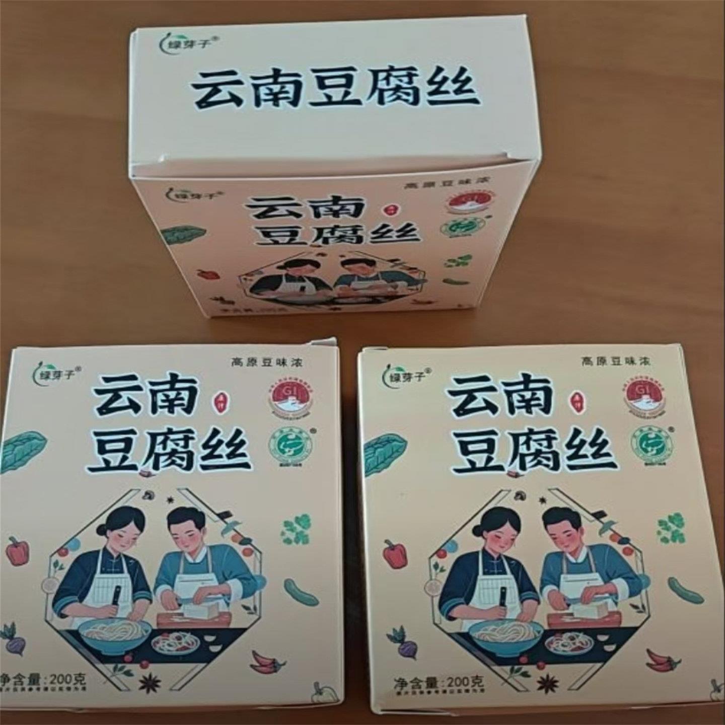 新货地标美食云南豆腐丝 头茬原汁豆丝传统手工造2倍泡发量 200g/