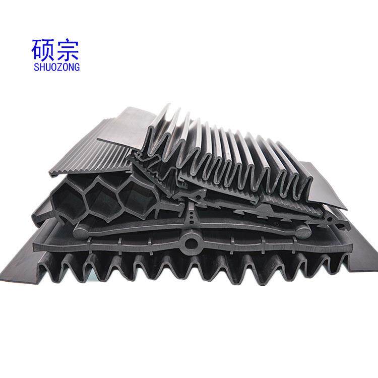 玻璃幕墙双层伸缩缝密封条大型建筑工程风琴板密封条桥梁密封条