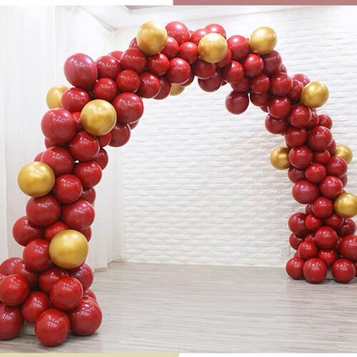 气球拱门开业庆典生日结婚婚庆拱门架10节杆子可拆卸伸缩注水拱门