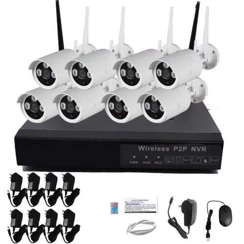 监控套装HD NVR KIT 1080P无线监控套装 wireless nvr kit camera