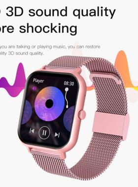 太阳能智慧型女款手表 可换表盘钛合金防水0ATM银色钢带