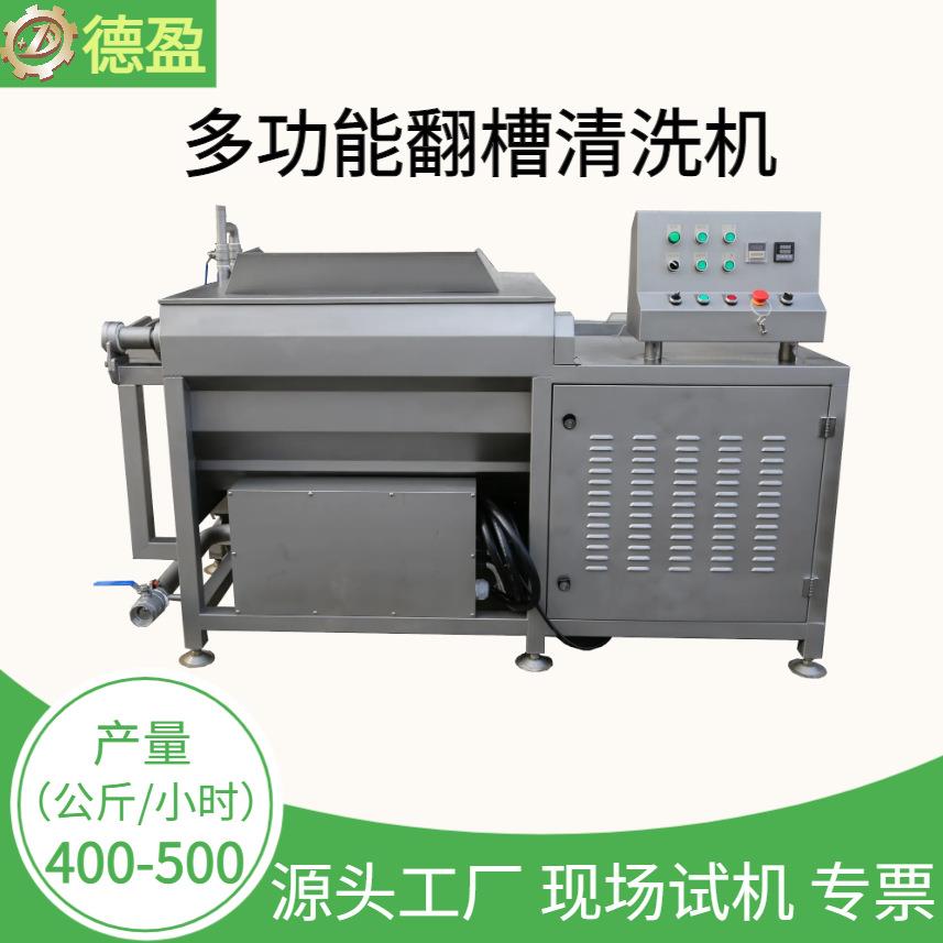 商用单槽果蔬清洗机土豆丝萝卜片水果蔬菜排骨气泡翻槽洗菜机设备