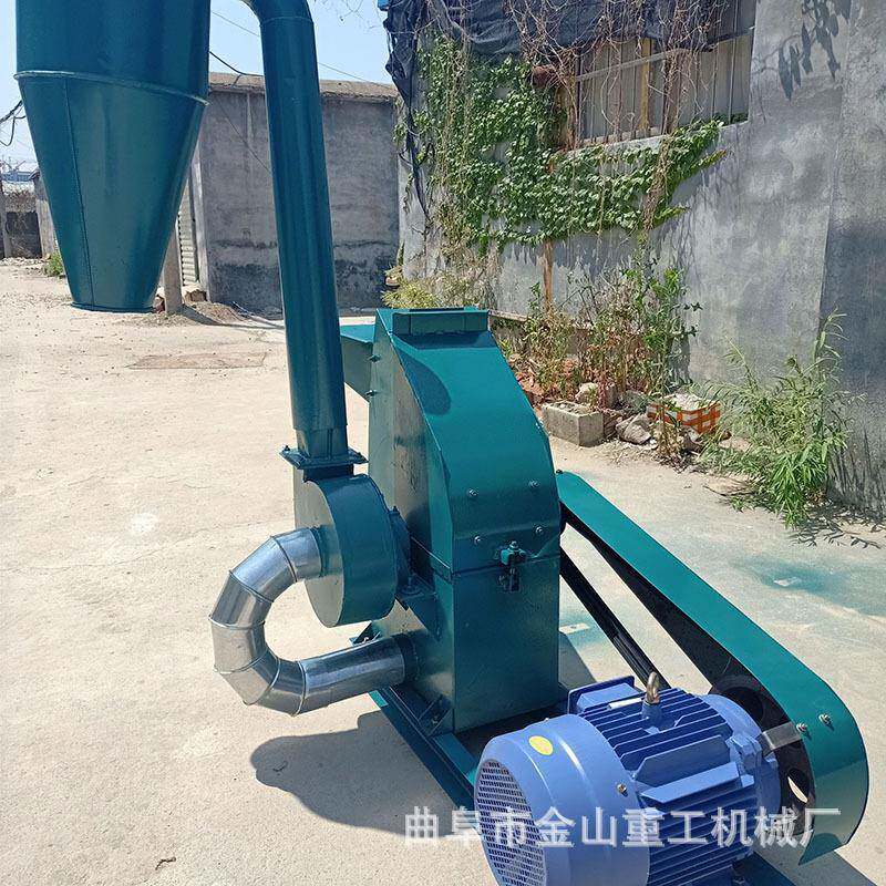 大功率膨化玉米粉碎机农用玉米粉碎机大型无尘铡草粉碎机