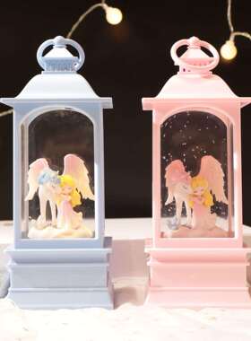 品秘境林提灯风灯厂森家直摆销 客厅卧室音乐灯光FD2453氛围装饰